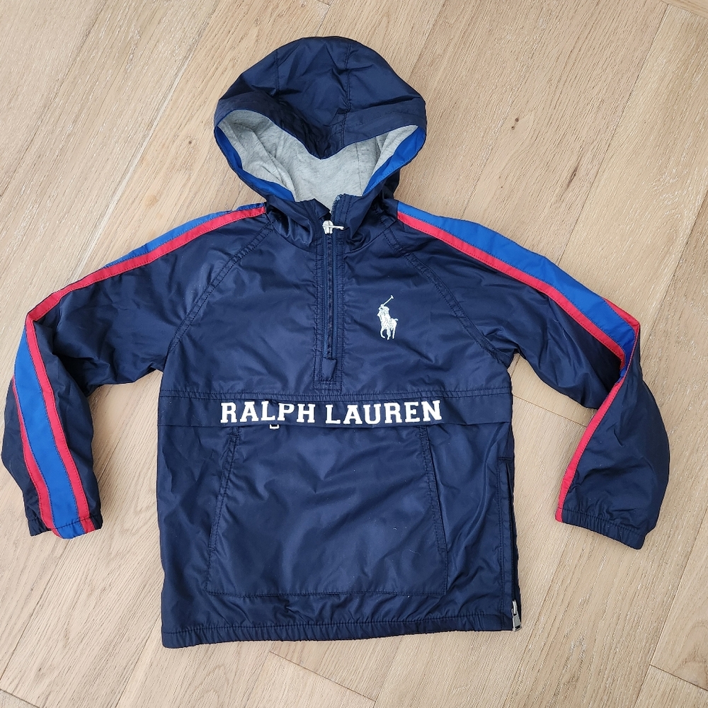 RALPH LAUREN | NWOT Half zip lined windbreaker